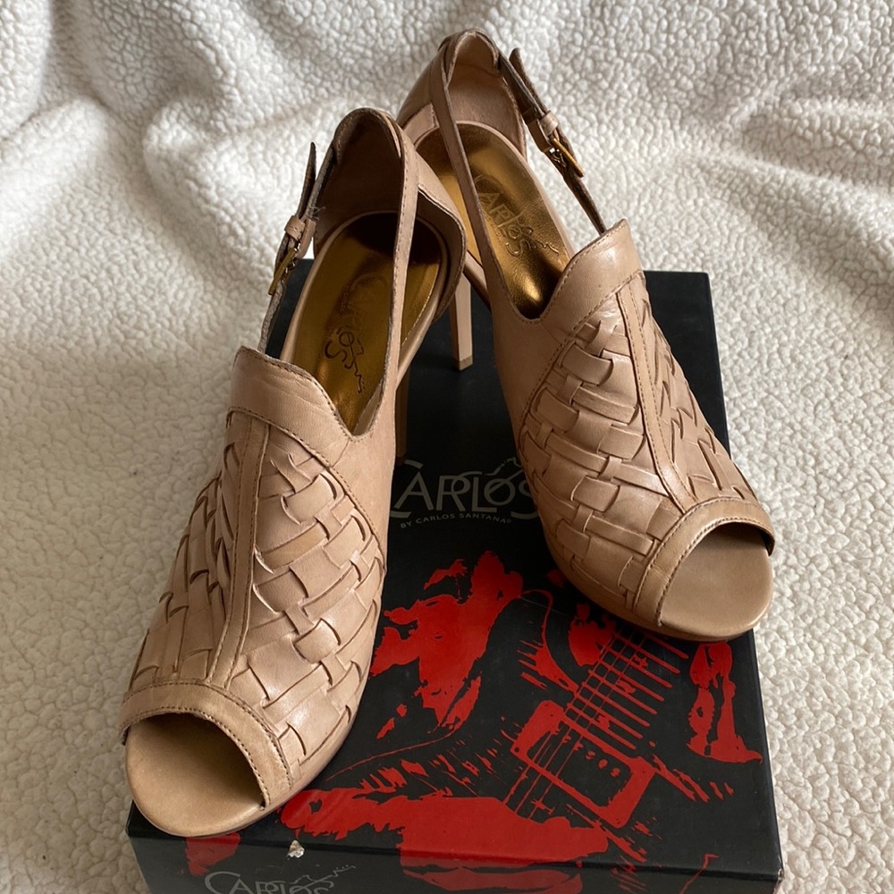 Carlos by Carlos Santana Legendary Beige Heels